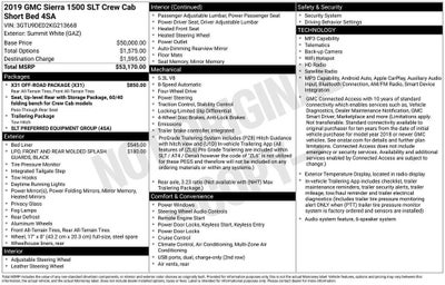 2019 GMC Sierra 1500 SLT