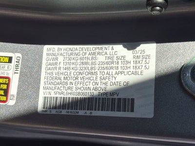 2025 Honda Odyssey EX-L