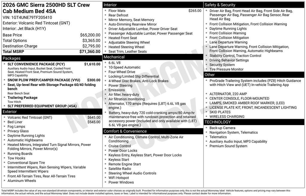 2026 GMC Sierra 2500 HD SLT