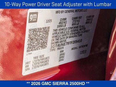 2026 GMC Sierra 2500 HD SLT