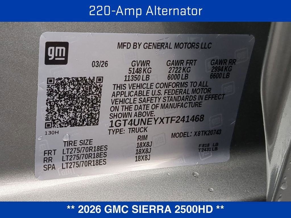 2026 GMC Sierra 2500 HD SLT