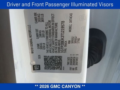 2026 GMC Canyon Elevation