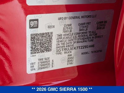 2026 GMC Sierra 1500 Elevation