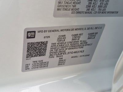 2026 GMC Sierra 1500 AT4X