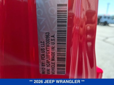 2026 Jeep Wrangler 4-Door Rubicon 4x4
