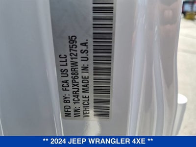 2024 Jeep Wrangler 4xe Sahara 4xe