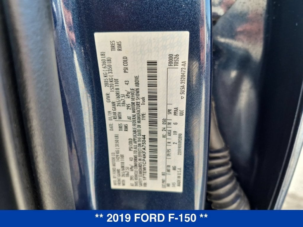 2019 Ford F-150 XLT