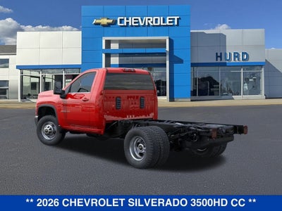 2026 Chevrolet Silverado 3500 HD Chassis Cab Work Truck