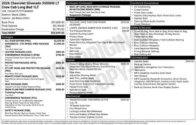 2026 Chevrolet Silverado 3500 HD LT