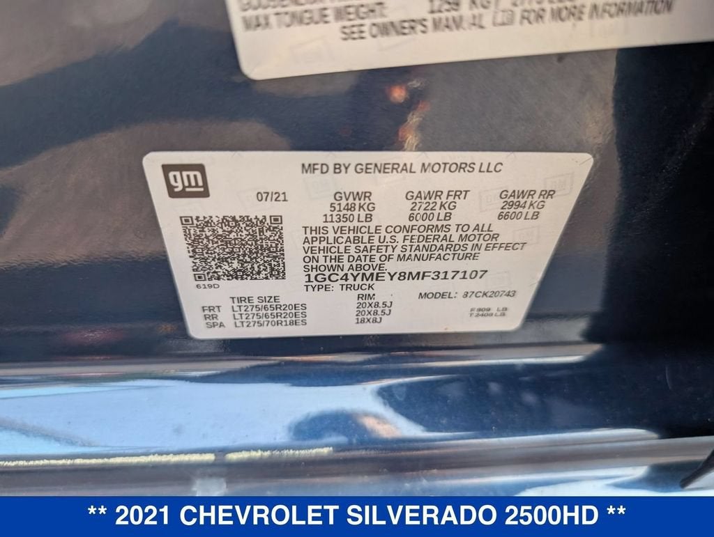2021 Chevrolet Silverado 2500 HD Custom