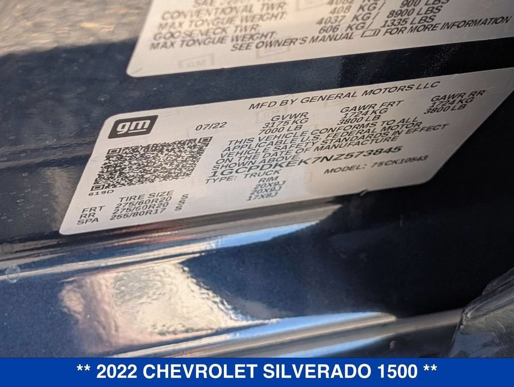 2022 Chevrolet Silverado 1500 LT