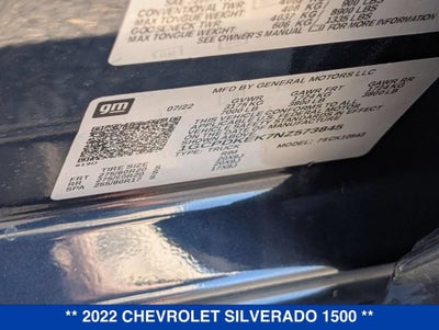2022 Chevrolet Silverado 1500 LT