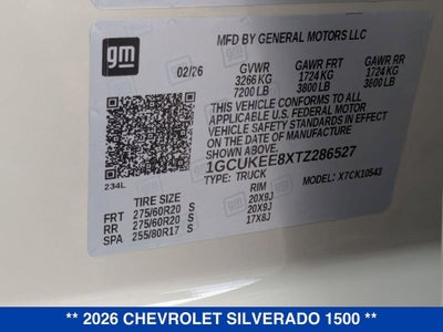 2026 Chevrolet Silverado 1500 RST