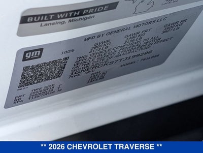 2026 Chevrolet Traverse LT