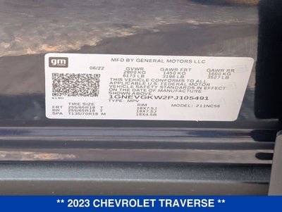 2023 Chevrolet Traverse LT Cloth