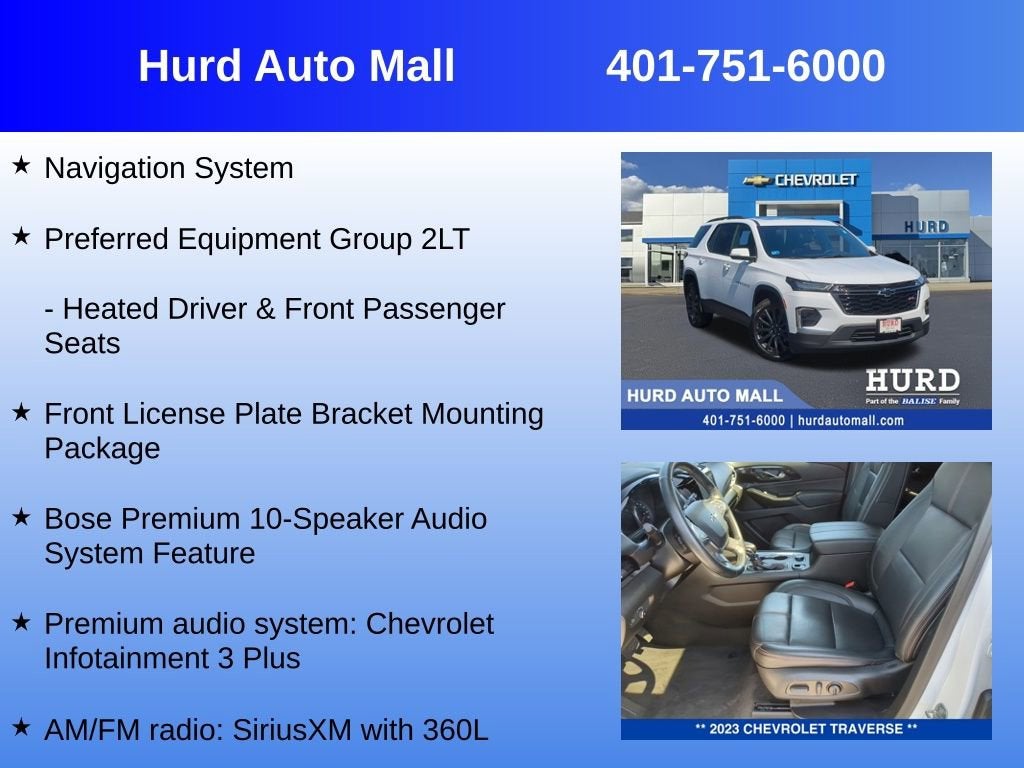 2023 Chevrolet Traverse RS