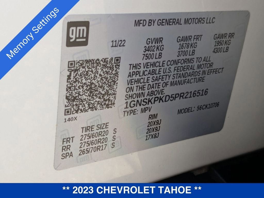 2023 Chevrolet Tahoe Z71