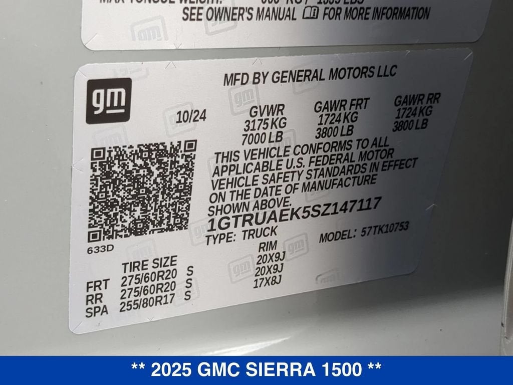 2025 GMC Sierra 1500 Pro