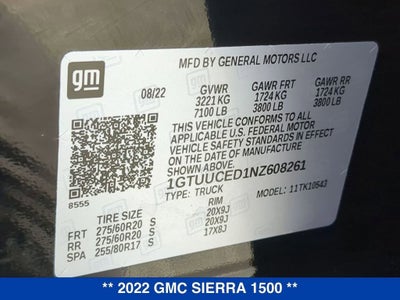 2022 GMC Sierra 1500 Elevation