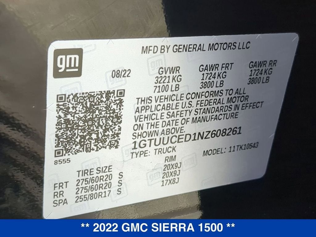 2022 GMC Sierra 1500 Elevation