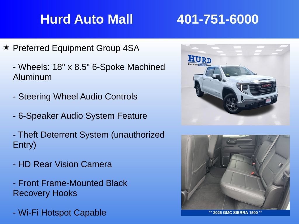 2026 GMC Sierra 1500 SLT