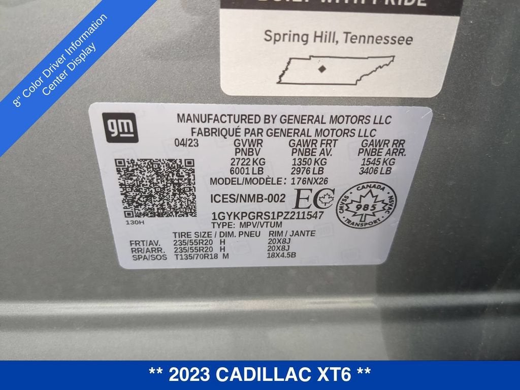 2023 Cadillac XT6 Sport