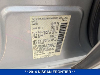 2014 Nissan Frontier SL