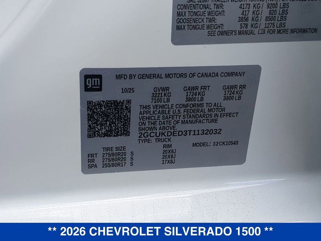 2026 Chevrolet Silverado 1500 LT