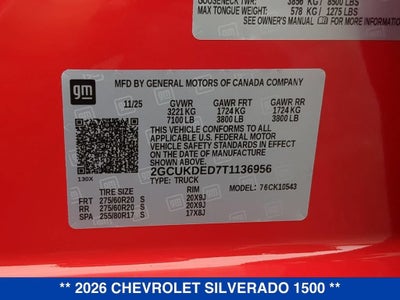 2026 Chevrolet Silverado 1500 LT