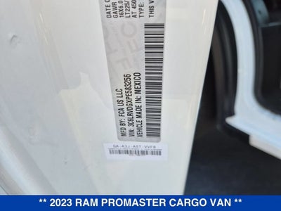 2023 RAM ProMaster Cargo Van 2500 High Roof 159" WB