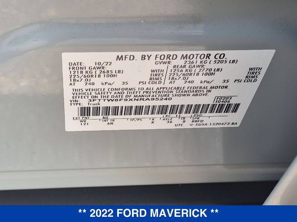 2022 Ford Maverick Lariat