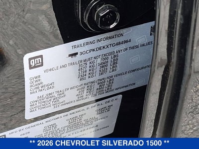 2026 Chevrolet Silverado 1500 LT