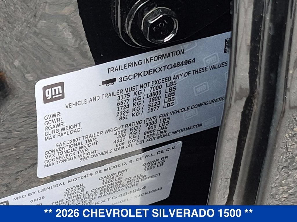 2026 Chevrolet Silverado 1500 LT