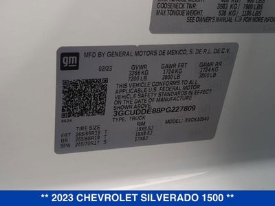 2023 Chevrolet Silverado 1500 LT