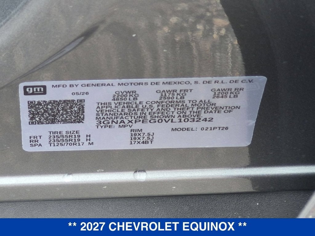 2027 Chevrolet Equinox LT