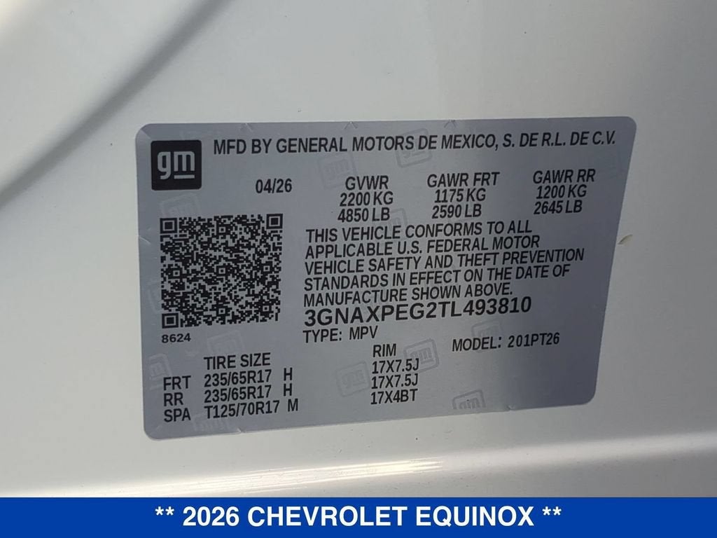 2026 Chevrolet Equinox LT