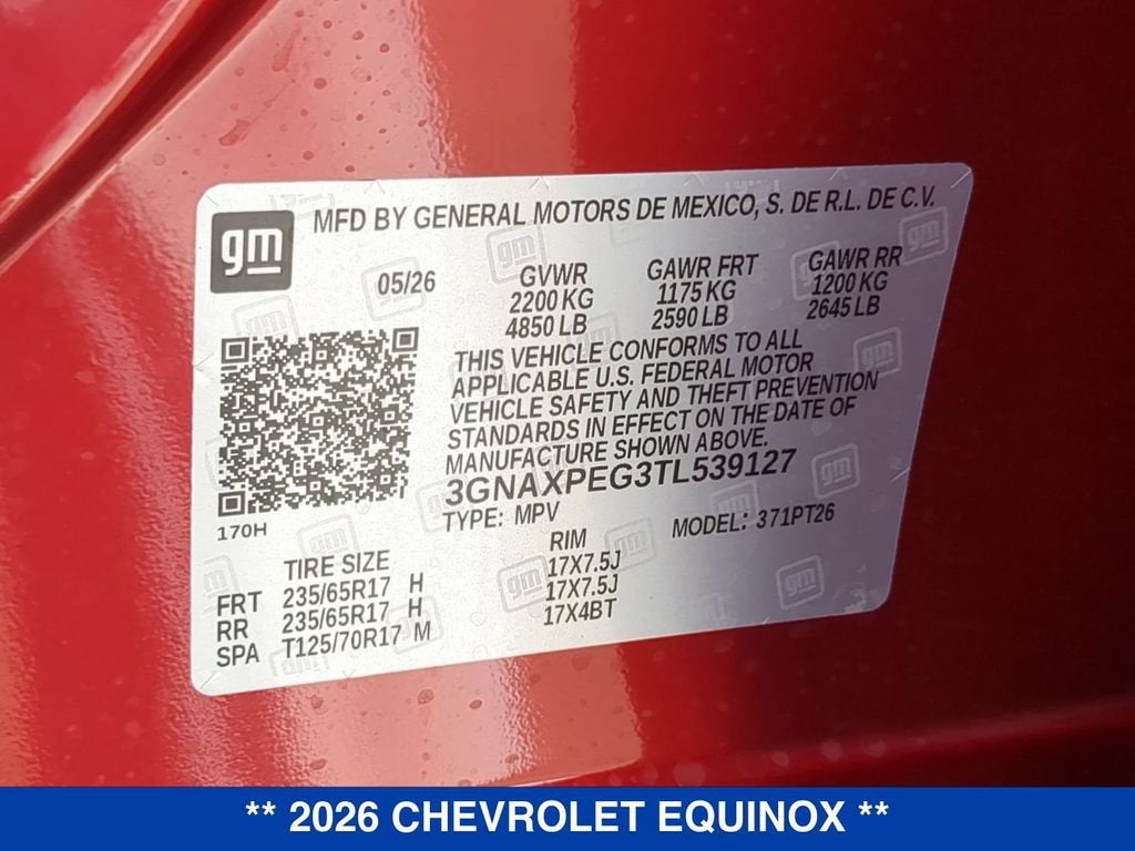 2026 Chevrolet Equinox LT