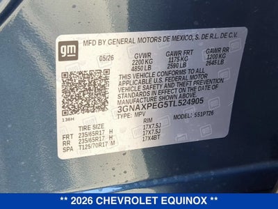 2026 Chevrolet Equinox LT