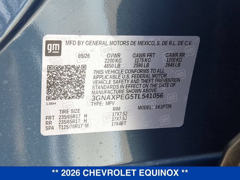 2026 Chevrolet Equinox LT