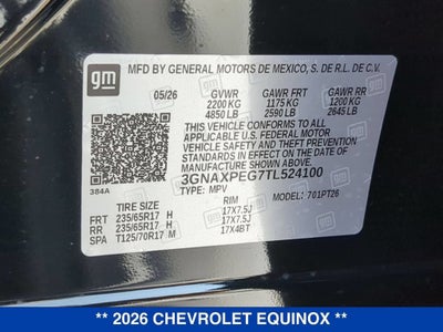 2026 Chevrolet Equinox LT
