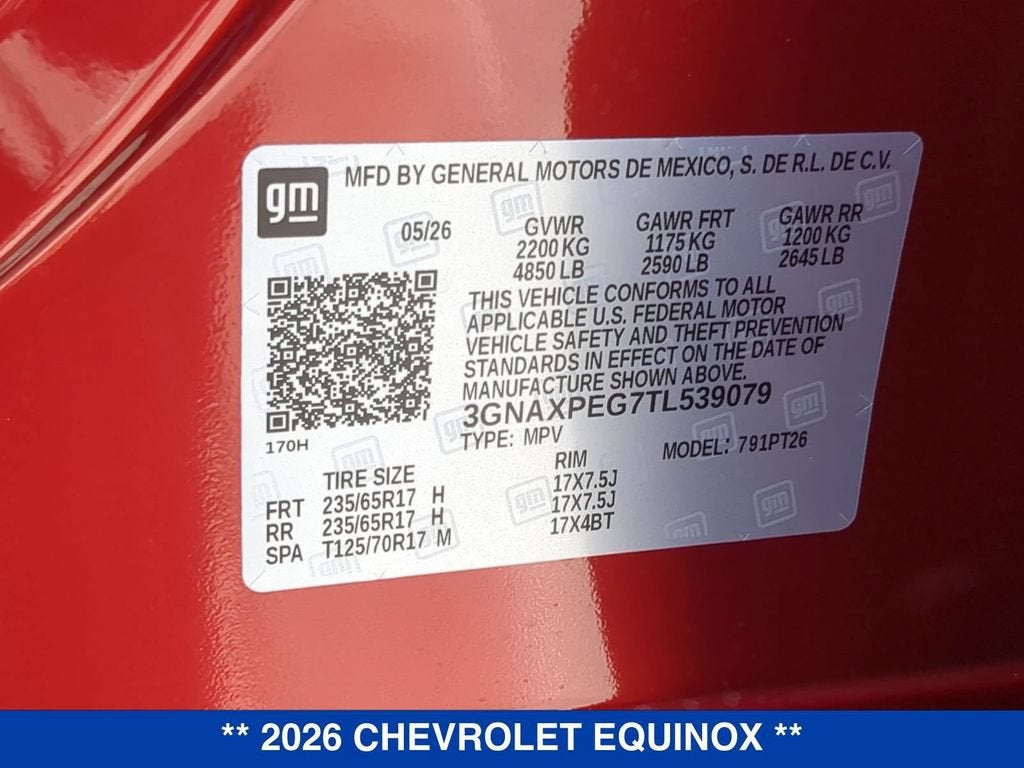 2026 Chevrolet Equinox LT