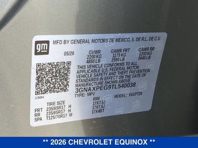 2026 Chevrolet Equinox LT