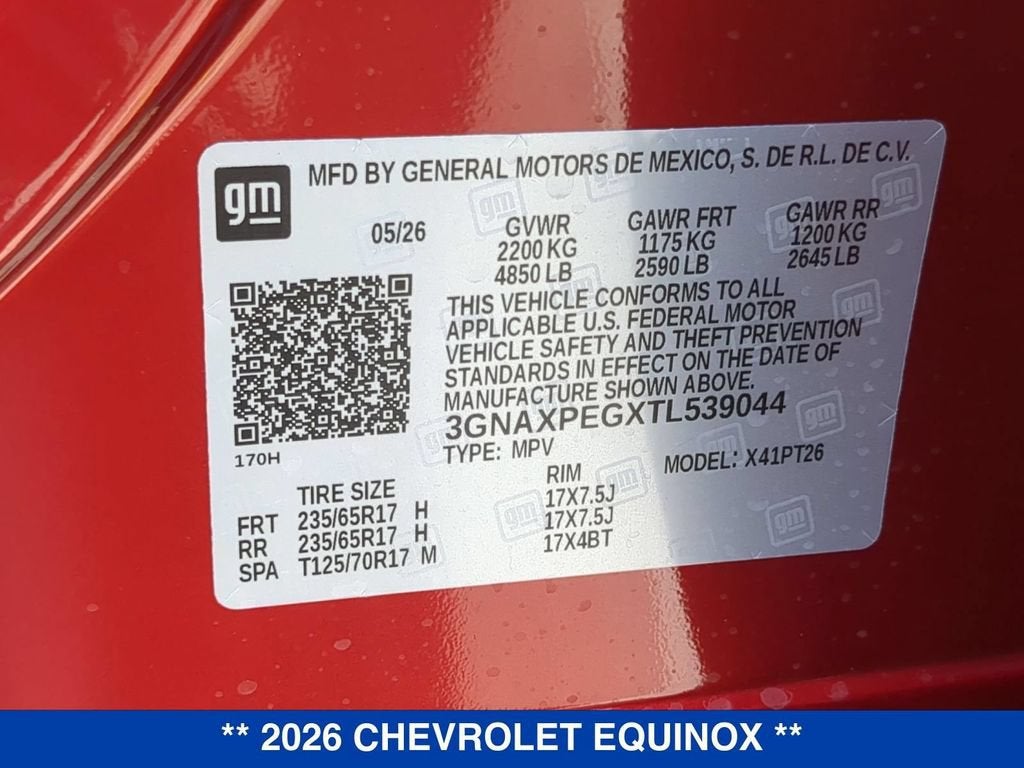 2026 Chevrolet Equinox LT