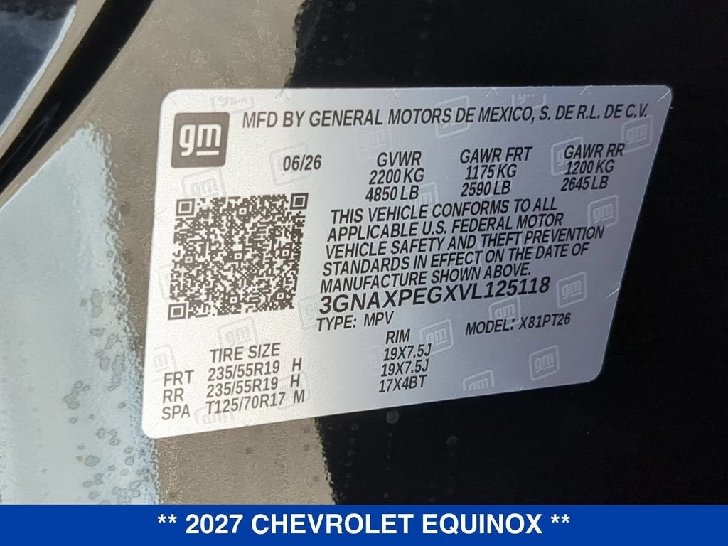 2027 Chevrolet Equinox LT