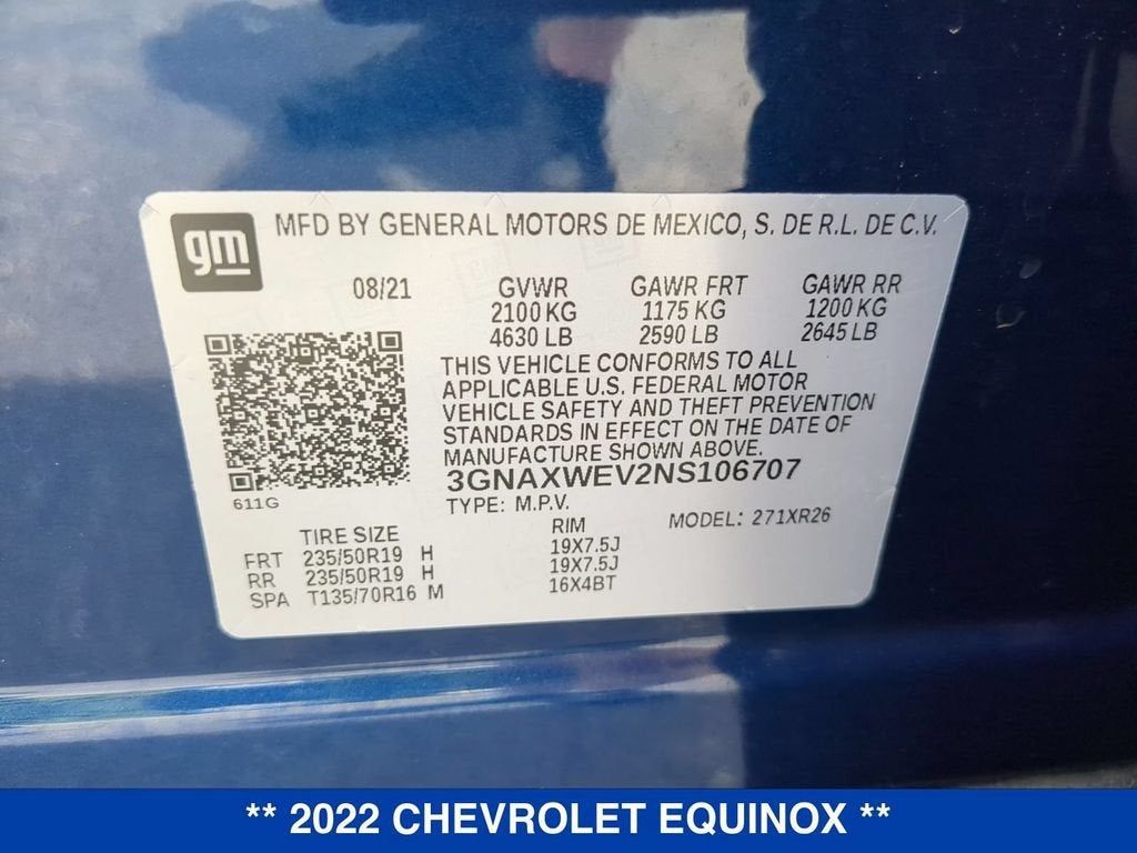 2022 Chevrolet Equinox RS