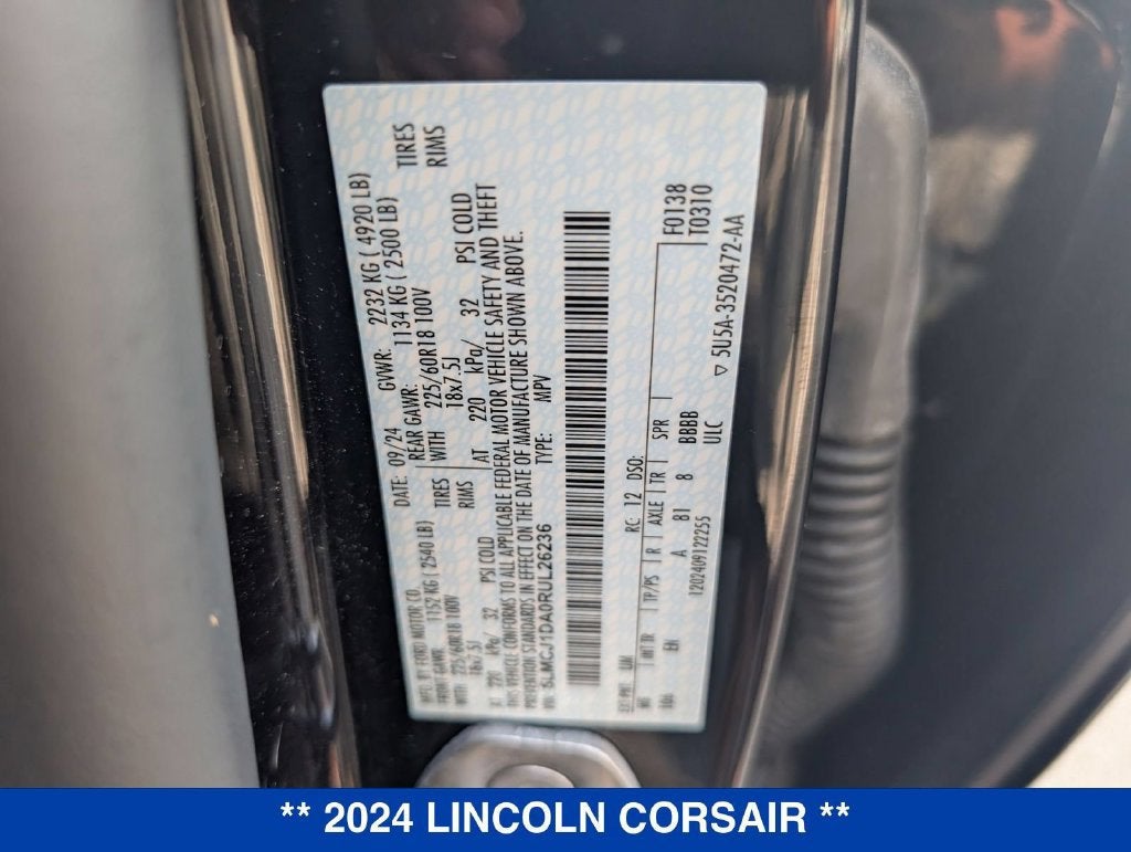 2024 Lincoln Corsair Premiere