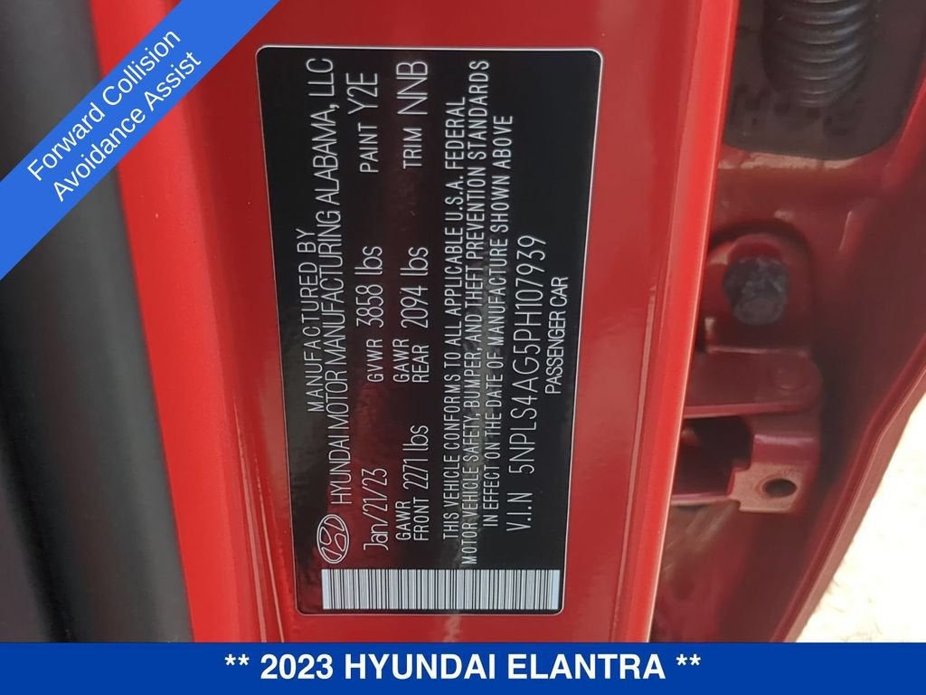 2023 Hyundai Elantra SEL