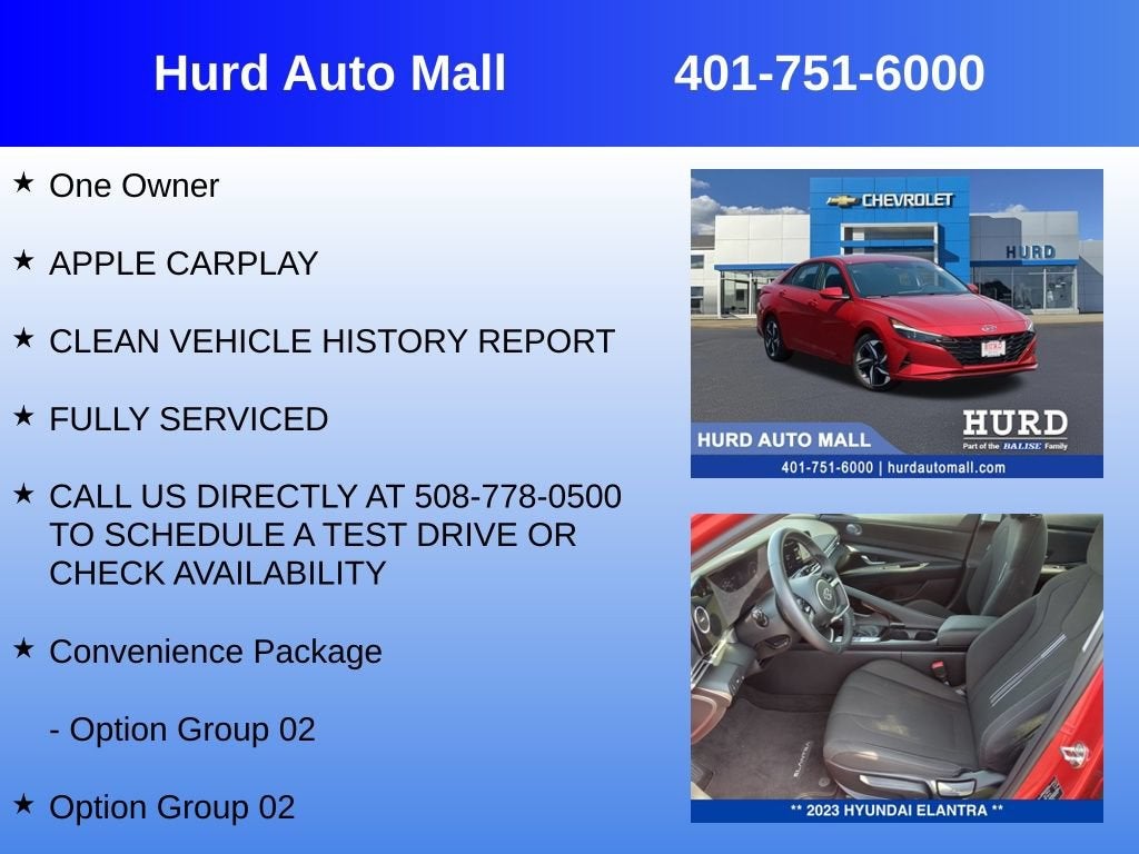2023 Hyundai Elantra SEL