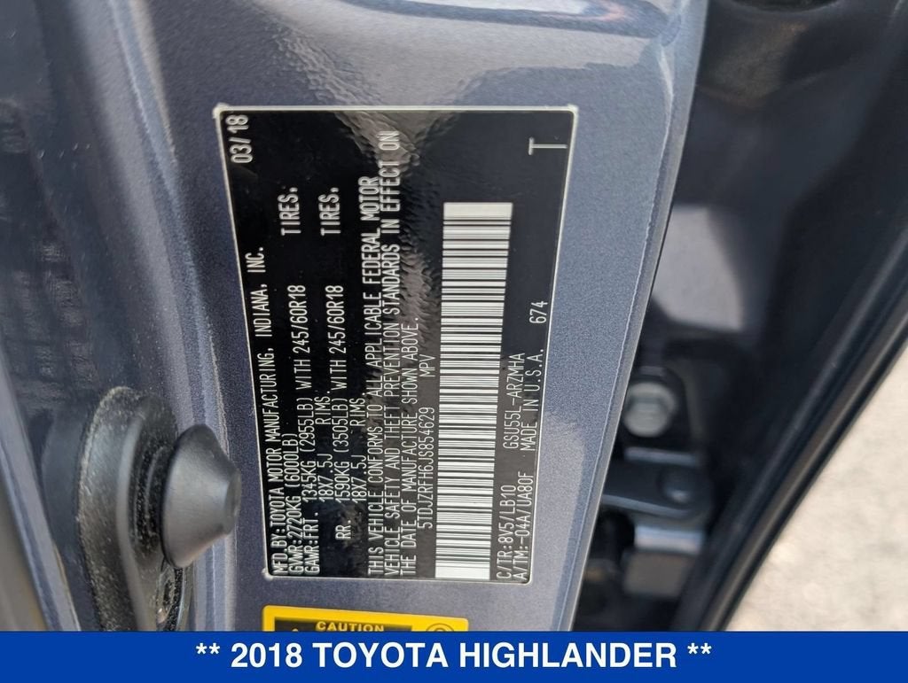 2018 Toyota Highlander XLE