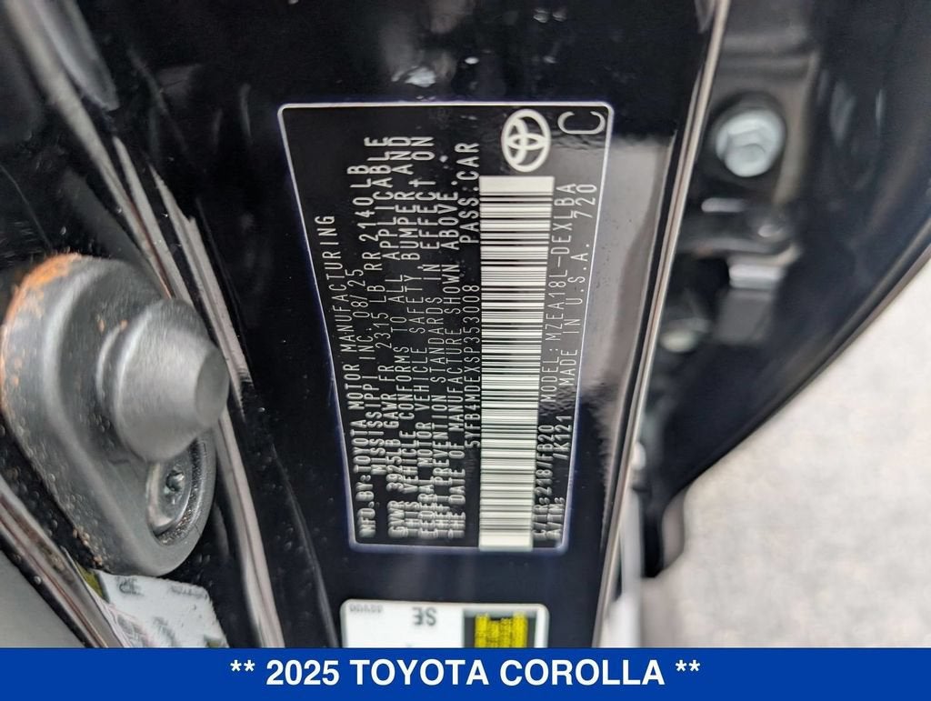 2025 Toyota Corolla LE